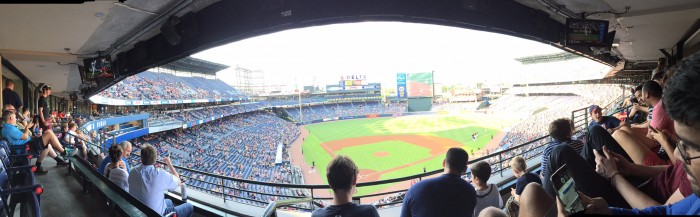Turner field before the game