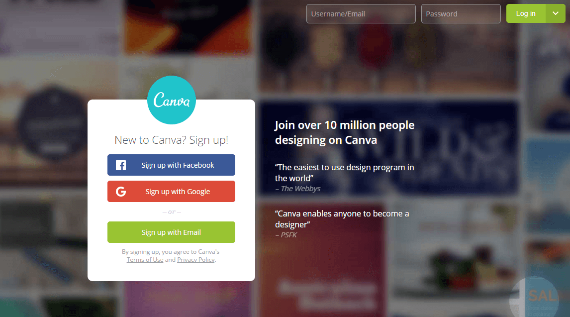 canva-home-page